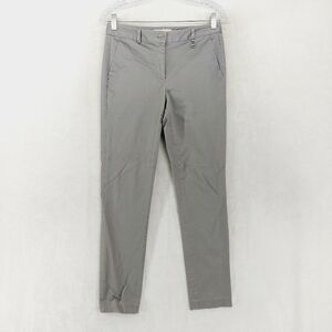 Michael Kors Gray Mid Rise Straight Leg Trouser Pants 1259